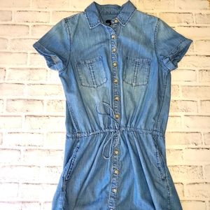 GAP Denim short sleeve dress medium wash
